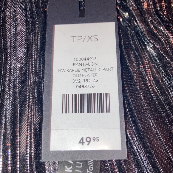 dynamite metallic wide leg pants💫 - Picture 3 of 3